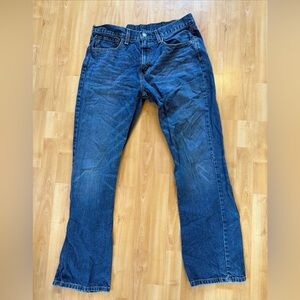 Levis 527 Jeans Mens 34x32 Blue Slim Bootcut Denim Medium Wash Casual Classic